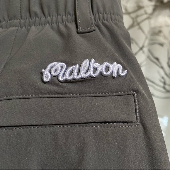 MALBON GRAY Condor Hybrid Golf Trousers elastic waistband long pants - Picture 9 of 12